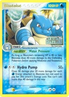 Blastoise - 14/100 - EX Crystal Guardians Sneak Preview [Holo]