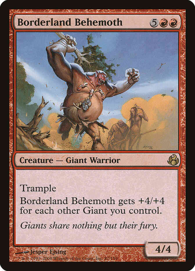 Borderland Behemoth [87] [Morningtide] [Non-Foil]