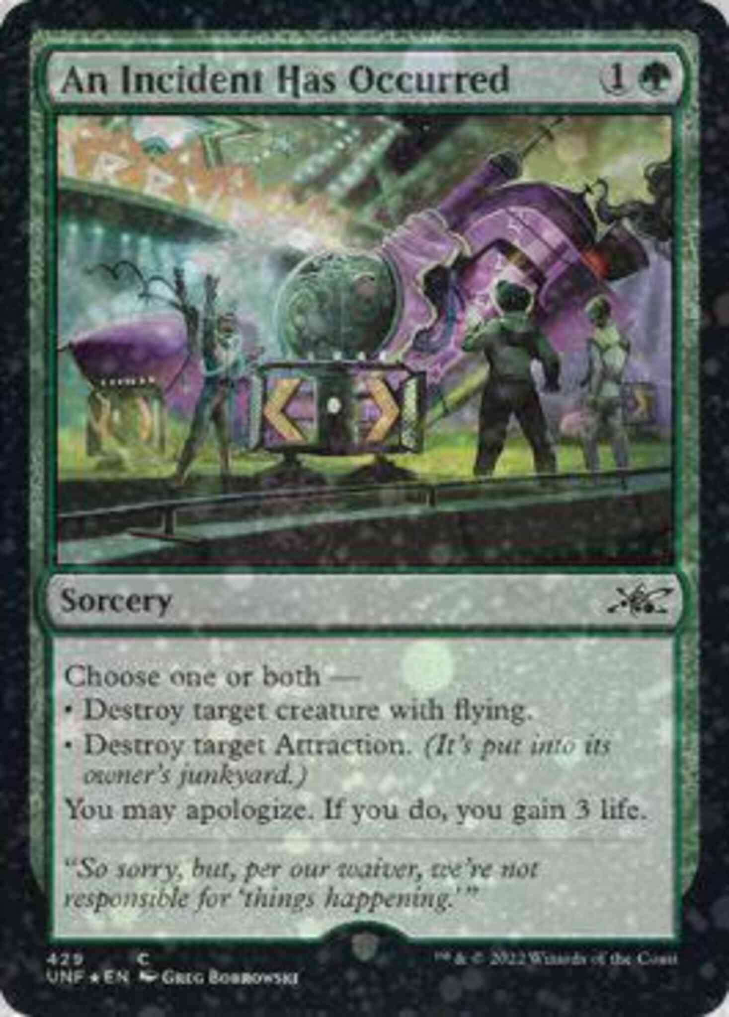 An Incident Has Occurred [429] [Unfinity] [Galaxy Foil]