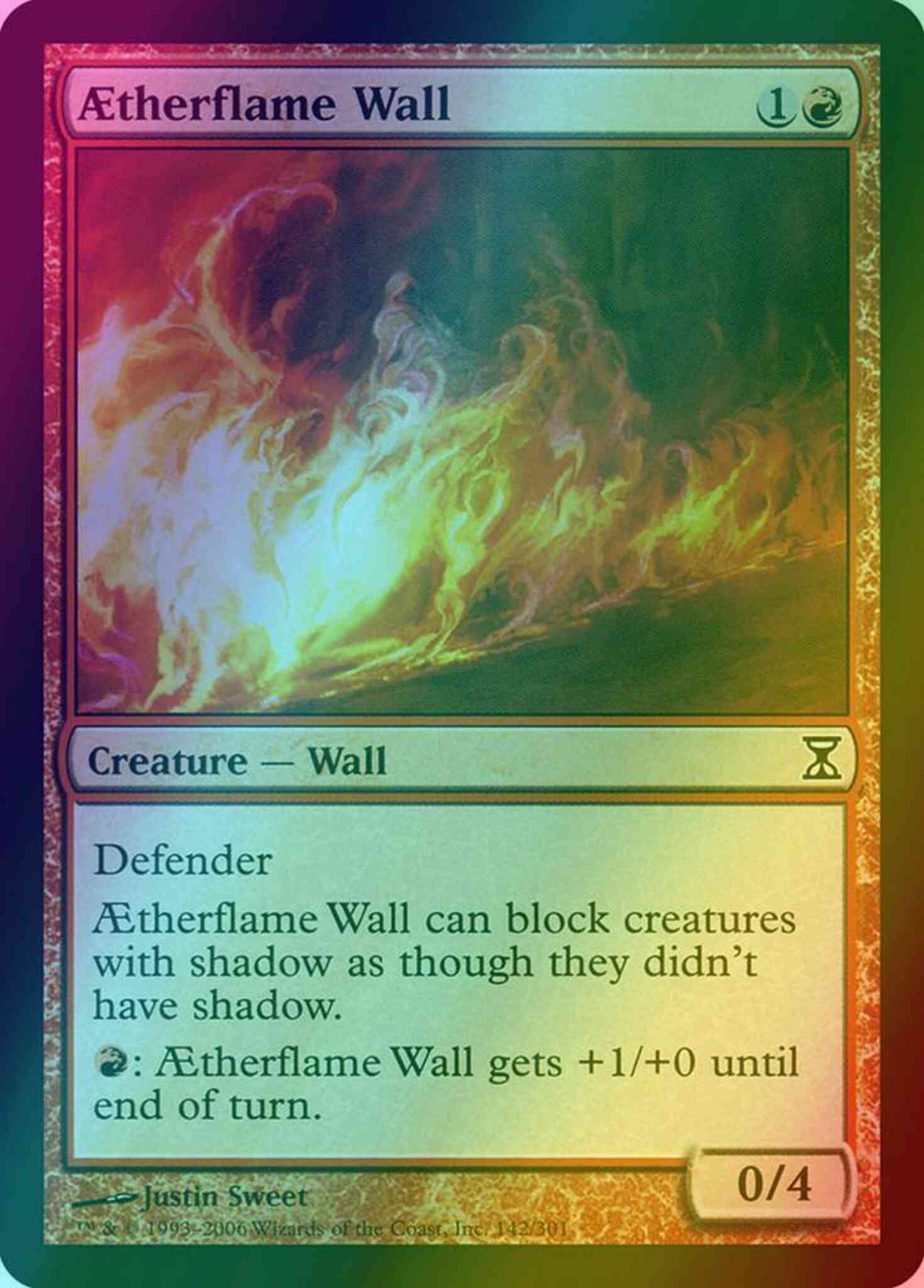 Aetherflame Wall [142] [Time Spiral] [Foil]