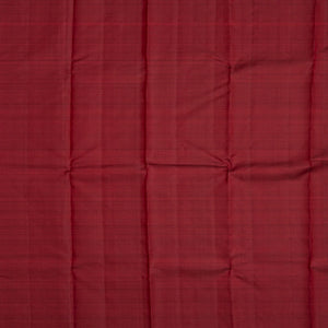 Maroon Handloom Kanchipuram Silk Saree With Checks & Buttas