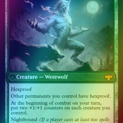 Avabruck Caretaker // Hollowhenge Huntmaster [Prerelease] [187s] [Innistrad: Crimson Vow: Promos] [Foil]