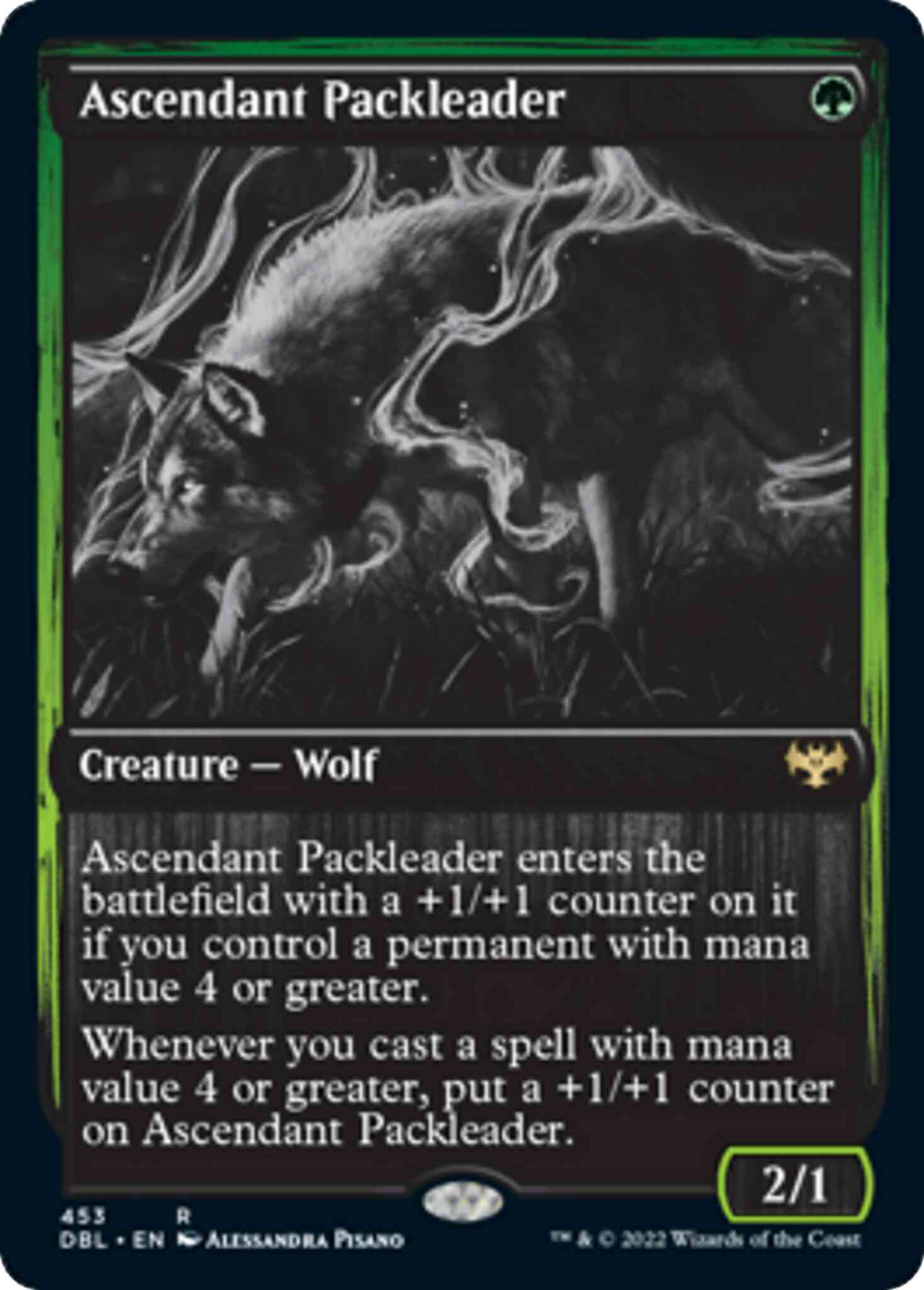 Ascendant Packleader [453] [Innistrad: Double Feature] [Non-Foil]