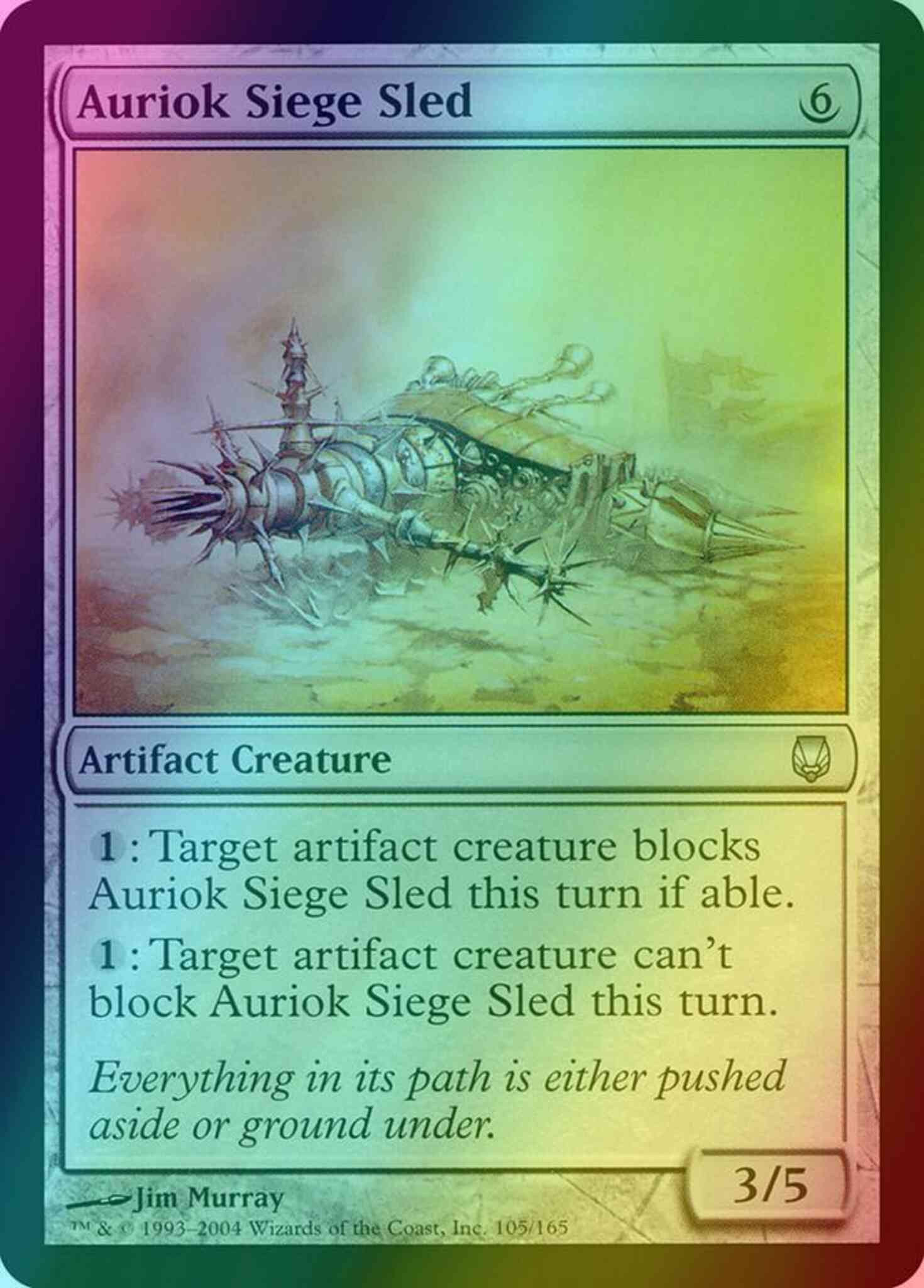 Auriok Siege Sled [105] [Darksteel] [Foil]