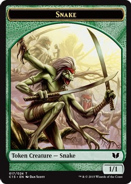 Beast Token (13) // Snake Token (17) [Commander 2015 Tokens] [Non-Foil]