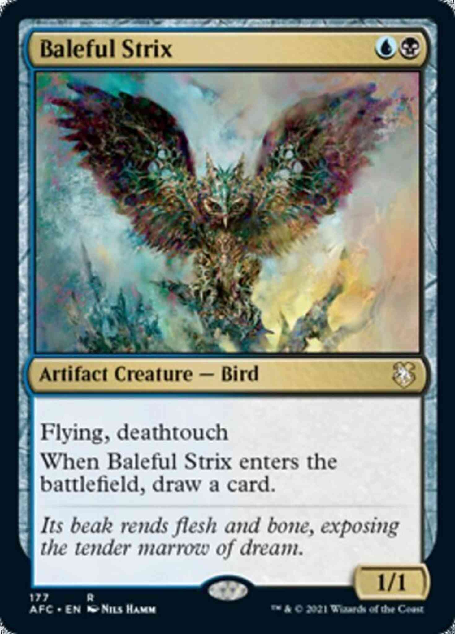 Baleful Strix [177] [Adventures in the Forgotten Realms Commander] [Non-Foil]