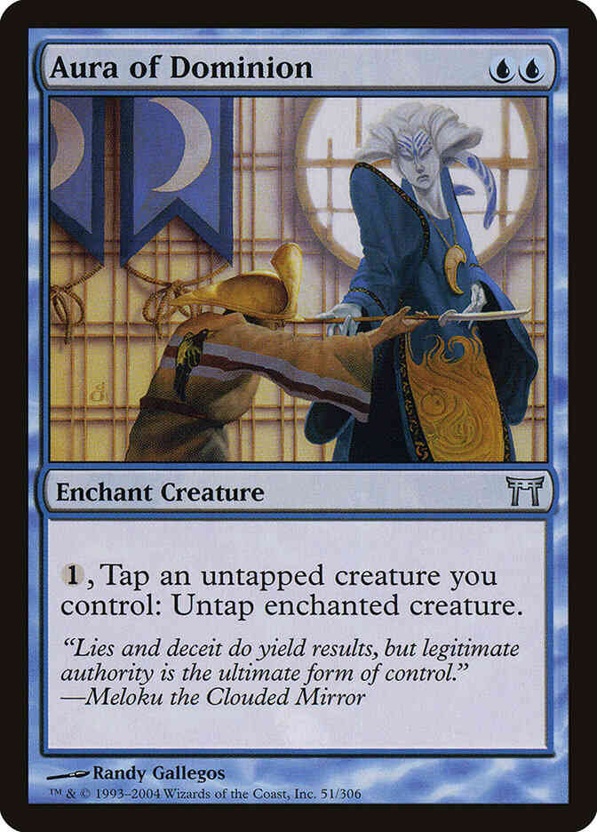 Aura of Dominion [51] [Champions of Kamigawa] [Non-Foil]