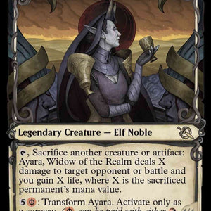 Ayara, Widow of the Realm // Ayara, Furnace Queen [296] [Planar Showcase] [March of the Machine] [Non-Foil]