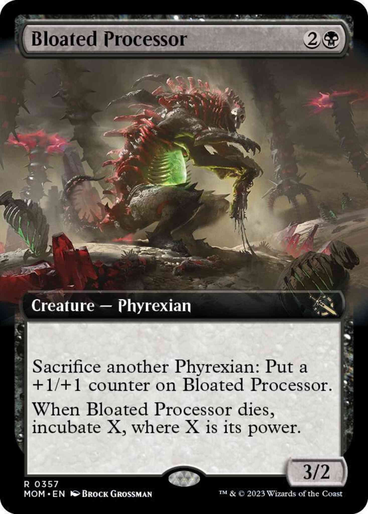 Bloated Processor [357] [Extended Art] [March of the Machine] [Non-Foil]