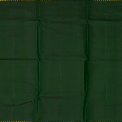 Pista Green Handloom Kanchipuram Silk Saree With Meena Buttas