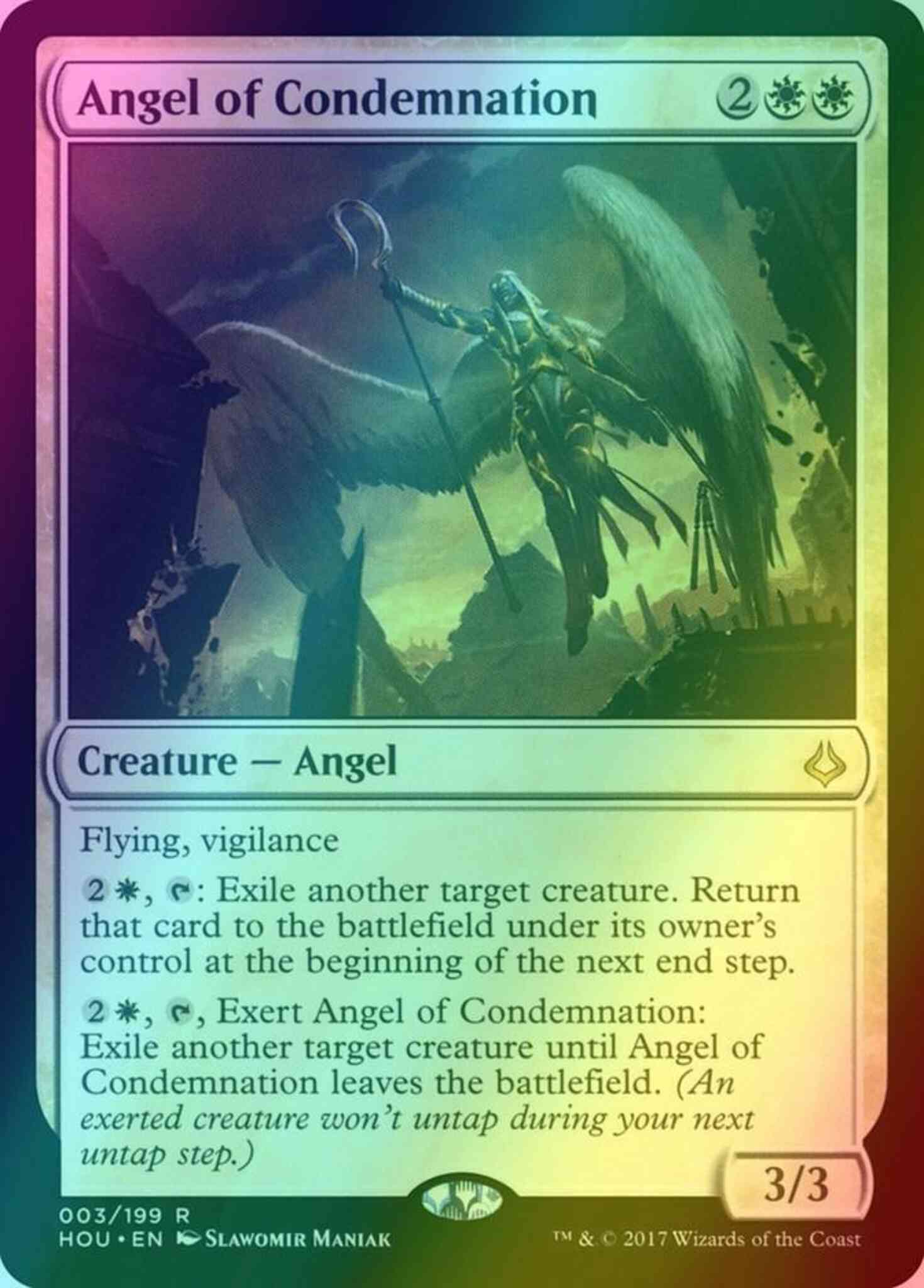 Angel of Condemnation [3] [Hour of Devastation] [Foil]