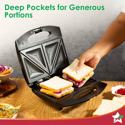 Acura Plus Sandwich Maker 750W Non-stick by blacktree