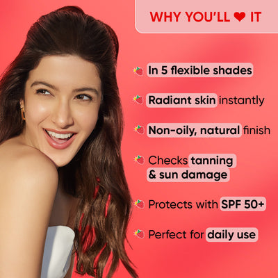 Strawberry Dew Tinted Sunscreen SPF 50+ PA++++