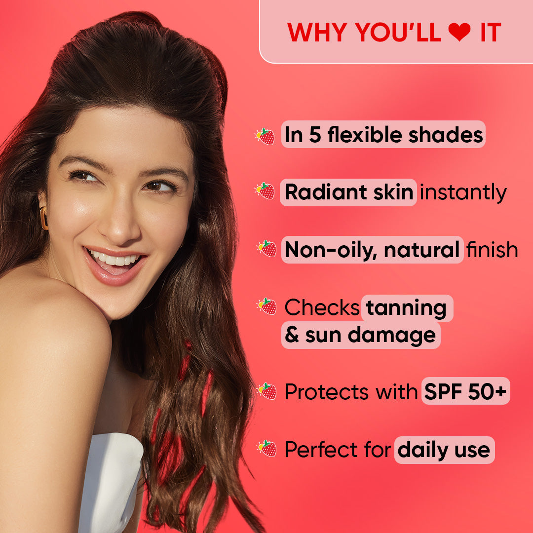 Strawberry Dew Tinted Sunscreen SPF 50+ PA++++