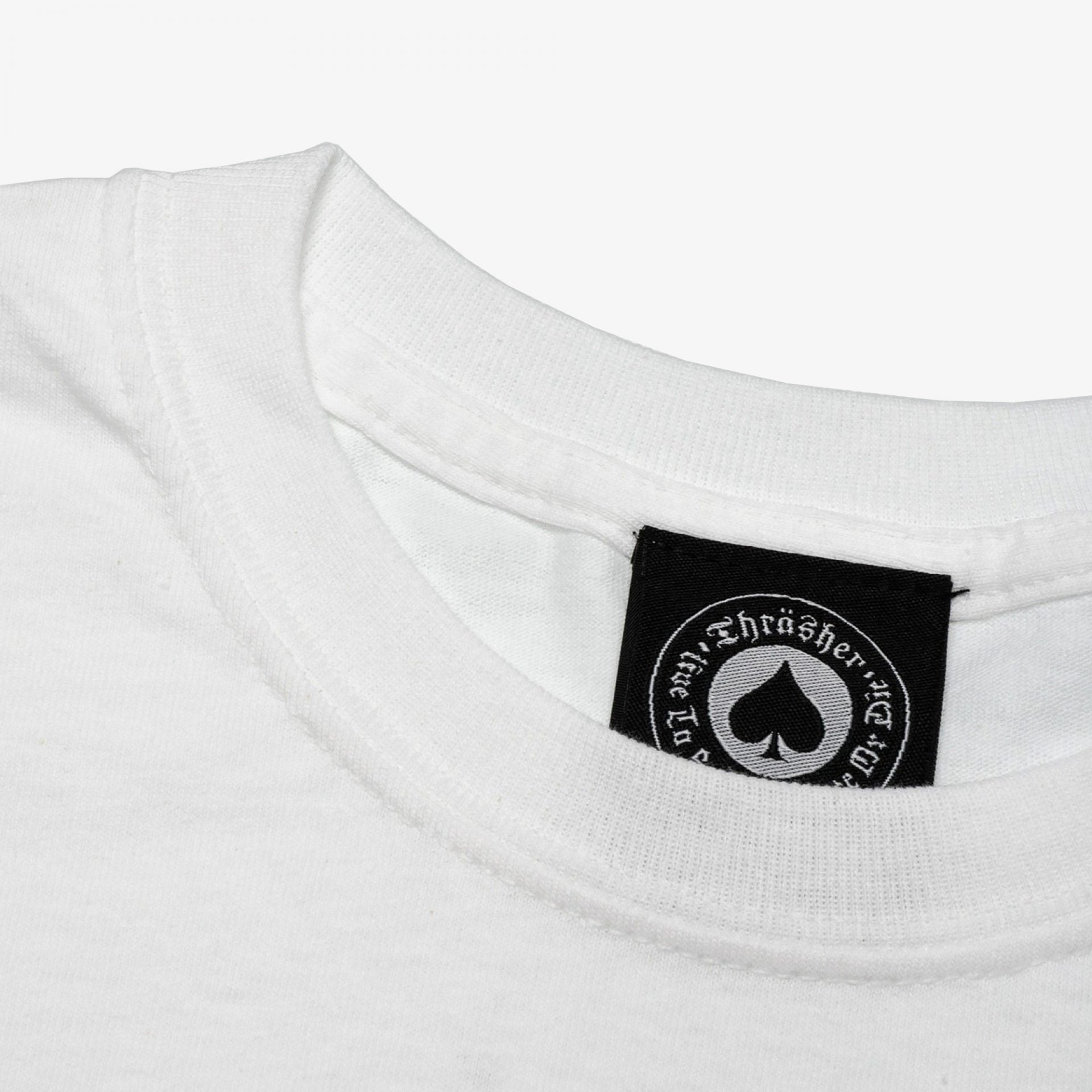 Thrasher | FLAME LOGO T-SHIRT  { WHITE
