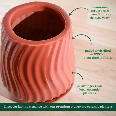 Fallen Angel Ceramic Planter