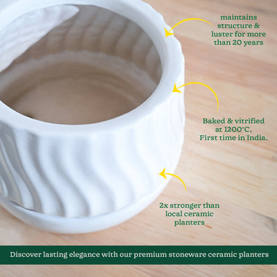 Fallen Angel Ceramic Planter