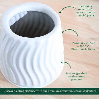 Fallen Angel Ceramic Planter