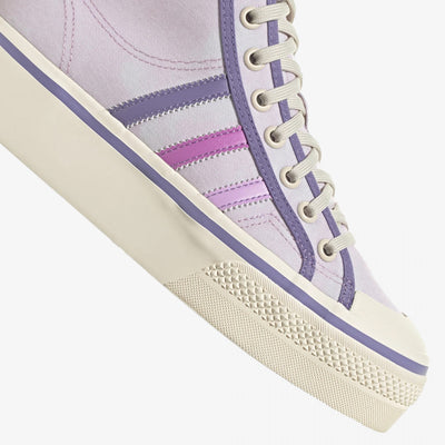 Adidas Originals | NIZZA PLATFORM MID  { ALMOST PINK / PULSE LILAC