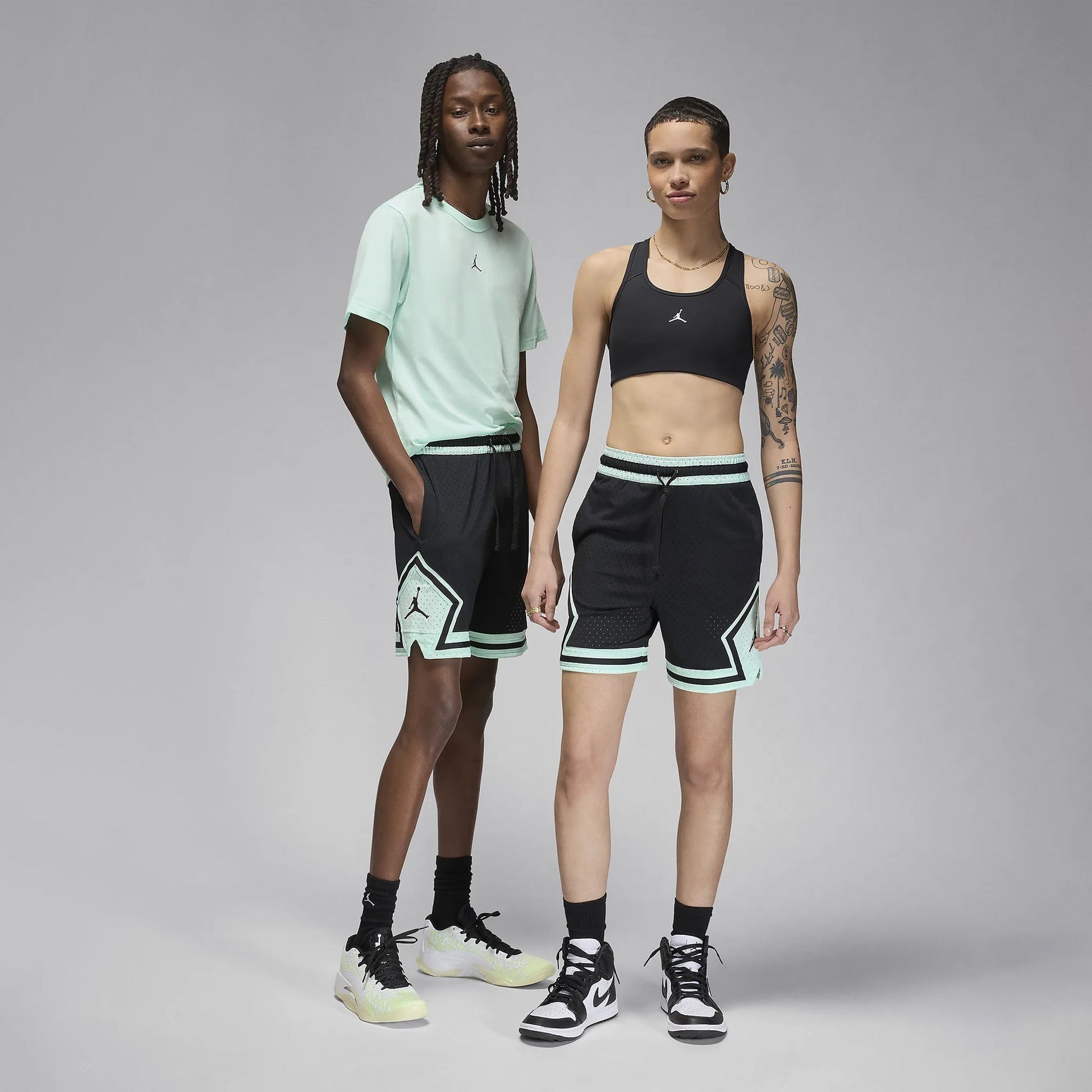 Jordan | DRI-FIT SPORT DIAMOND SHORTS  { BLACK/MINT FOAM/BLACK/BLACK