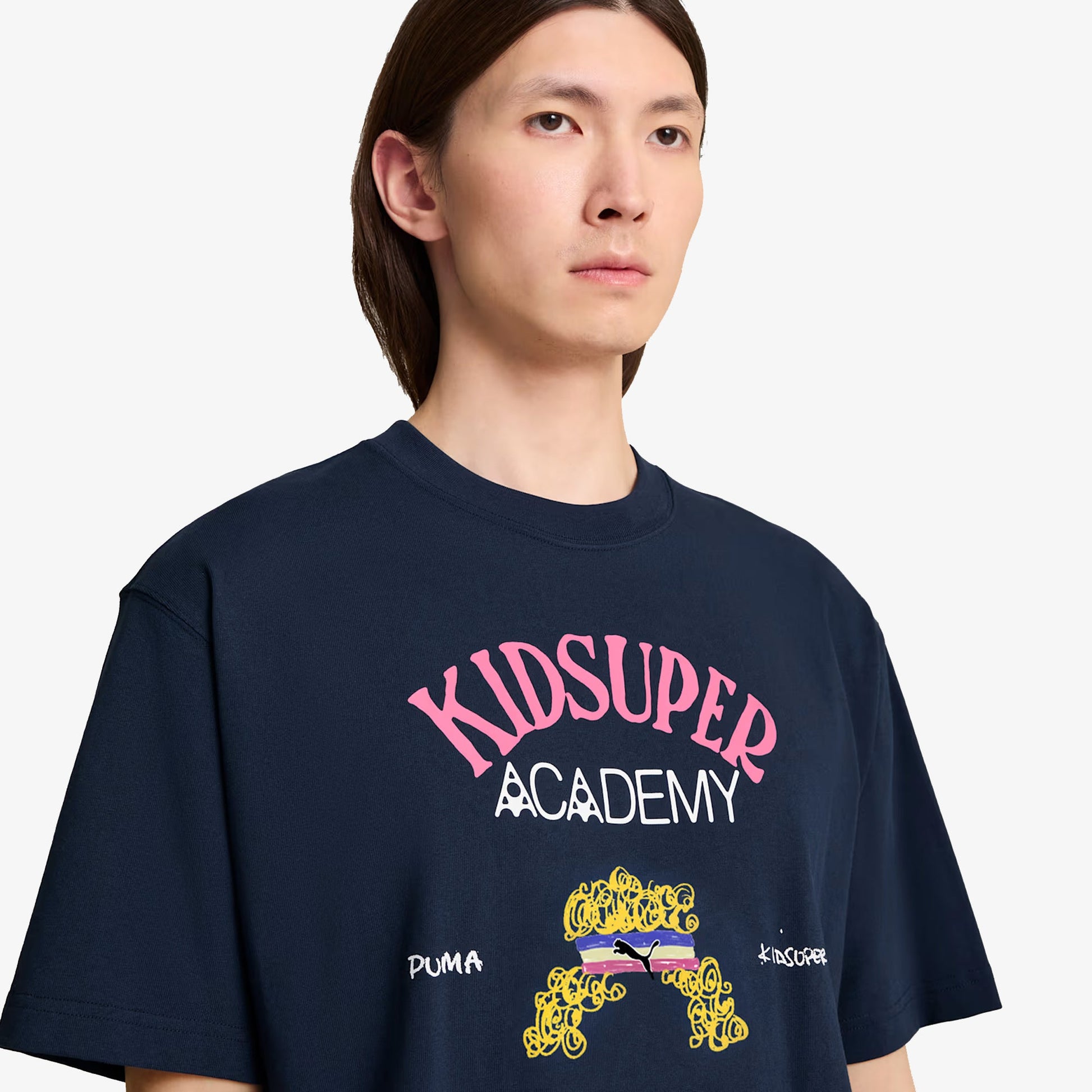 PUMA | x KIDSUPER GRAPHIC TEA { WHITE/WHITE