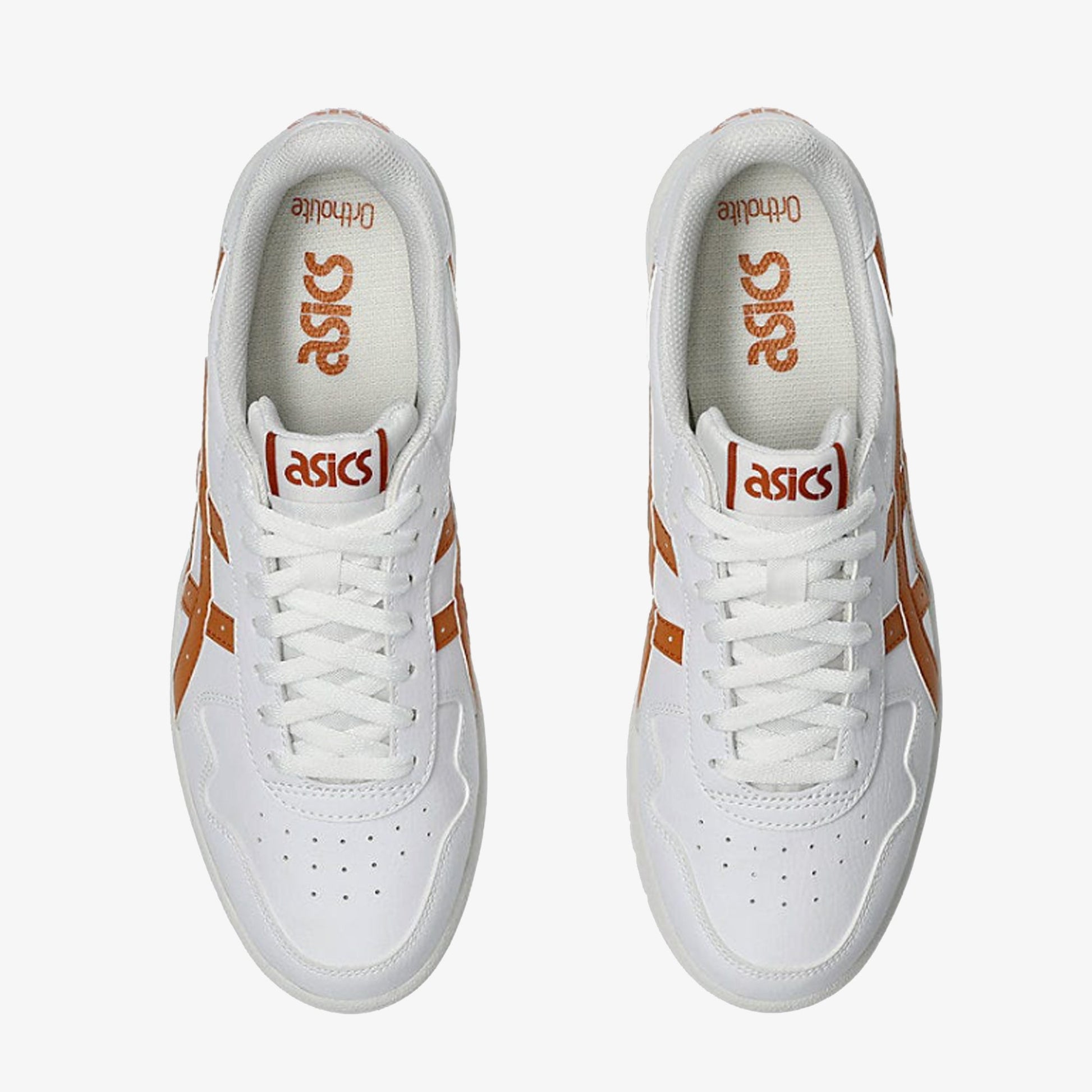 Asics | JAPAN S { WHITE/RUST ORANGE