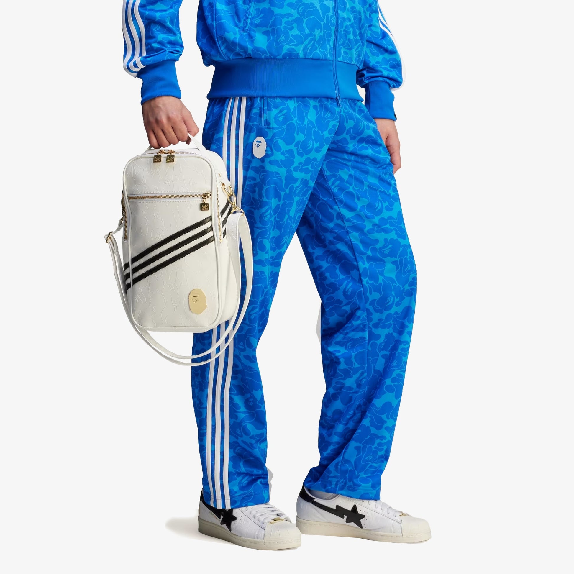 Adidas Originals | BAPE FIREBIRD TRACK PANTS { BLUE