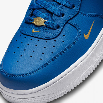 Nike | AIR FORCE 1 MID '07 LV8 { BLUE JAY/YELLOW OCHRE