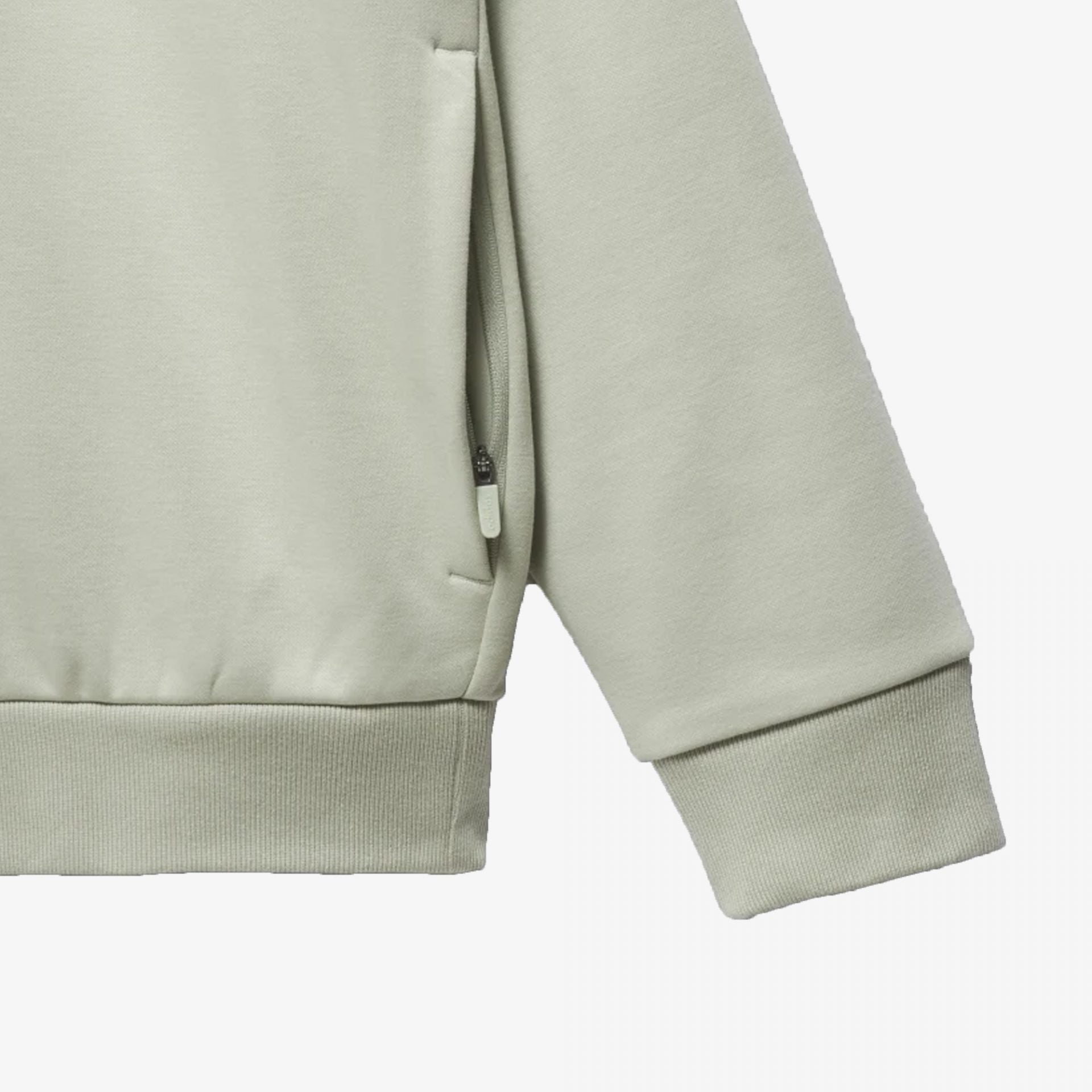 Adidas | BASKETBALL CREW SWEATSHIRT  { HALO GREEN