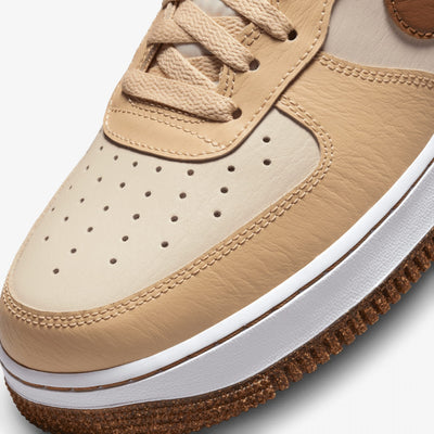 Nike | AIR FORCE 1 '07 EMB { PEARL WHITE/ALE BROWN
