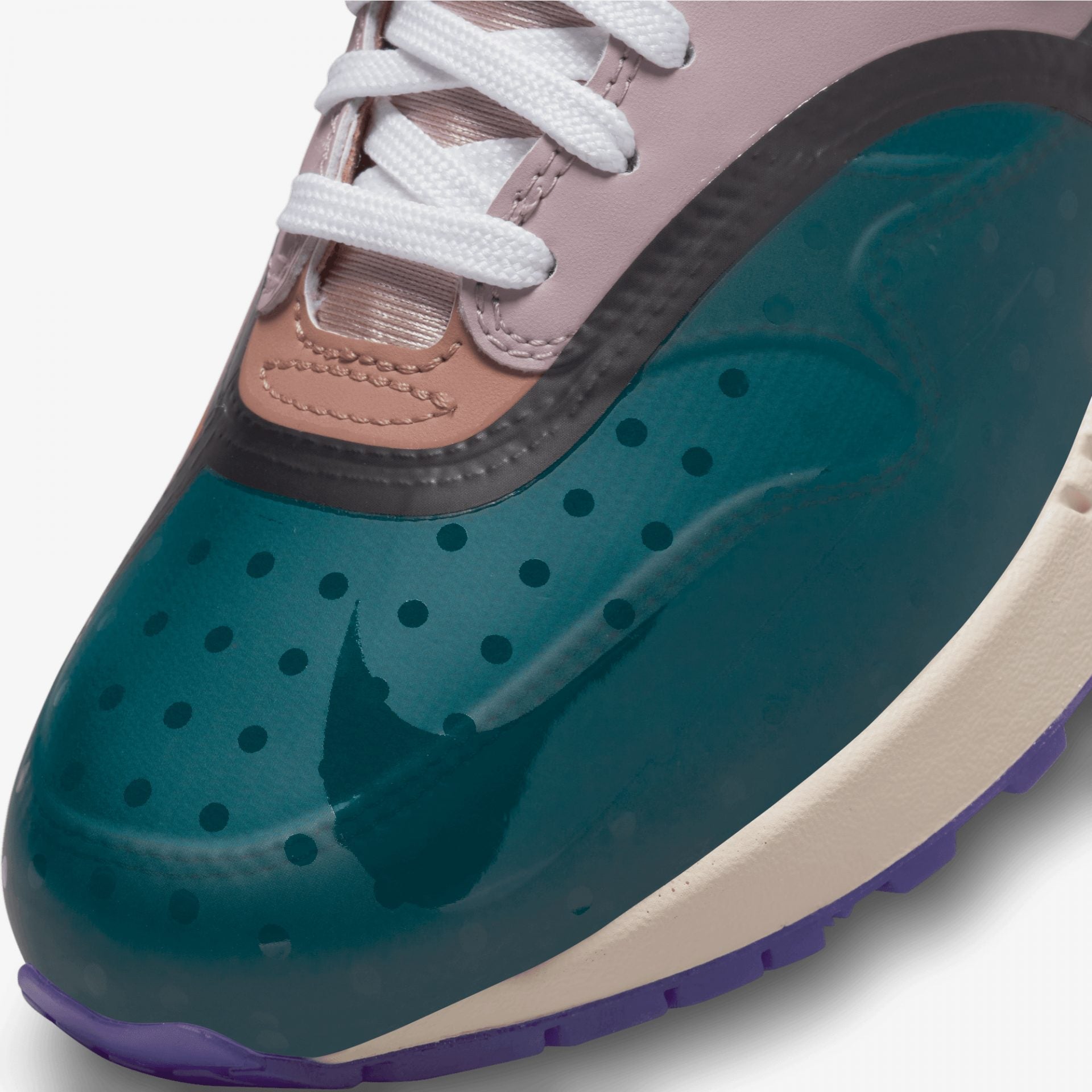Nike | AIR MAX 1 PRM  { PLUM FOG / FOSSIL ROSE