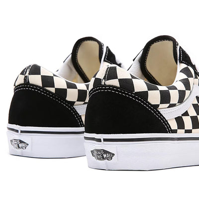 Vans | PRIMARY CHECK OLD SKOOL  { BLACK/WHITE