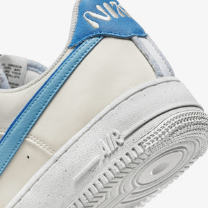 Nike | AIR FORCE 1 '07 LV8 { SAIL/BLUE CHILL