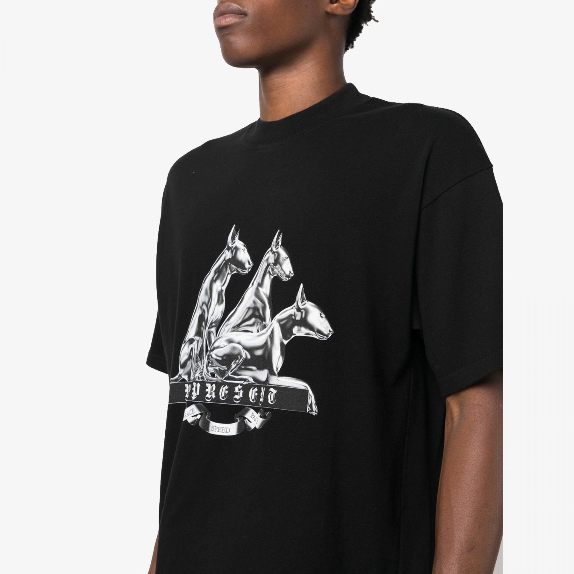 Represent | BULLTERRIER T-SHIRT  { JET BLACK