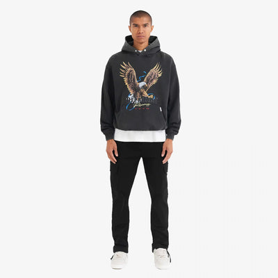 Represent | RACING TEAM EAGLE HOODIE  { BLACK