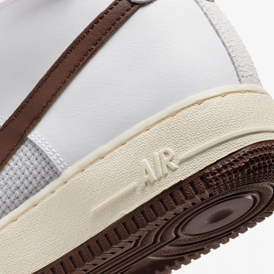 Nike | AIR FORCE 1 HIGH '07 WHITE AND LIGHT CHOCOLATE