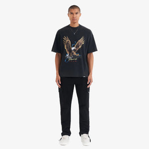 Represent | RACING TEAM EAGLE T-SHIRT  { VINTAGE BLACK