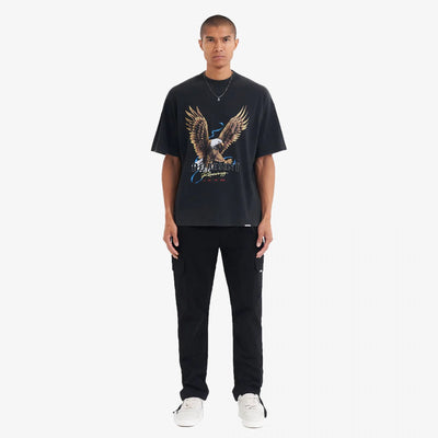 Represent | RACING TEAM EAGLE T-SHIRT  { VINTAGE BLACK