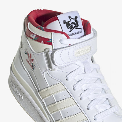 Adidas Originals | FORUM MID W  { WHITE/RED