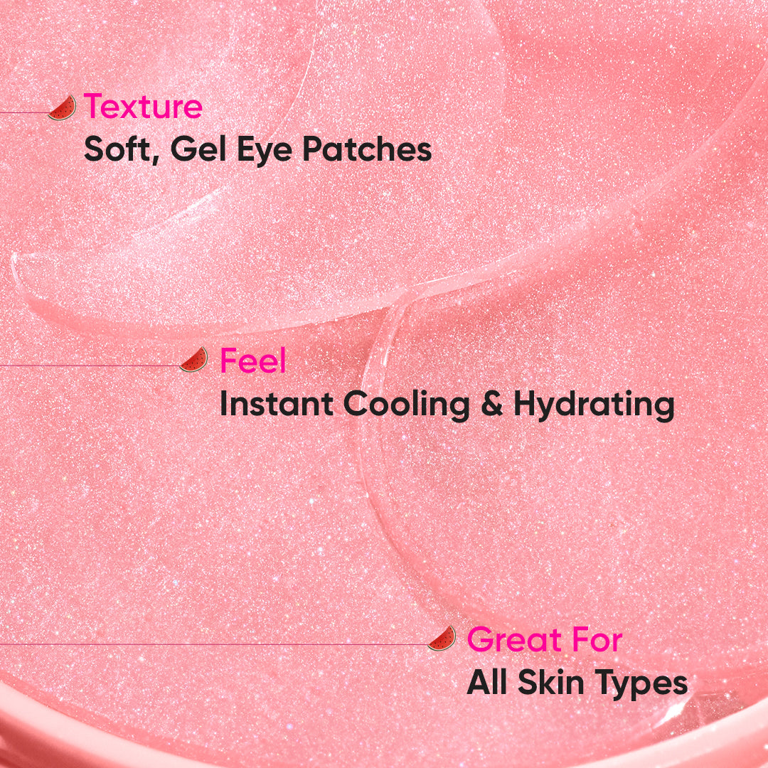 Watermelon Cooling Hydrogel Eye Patches