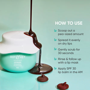 Sugar Lip Scrub with Vitamin E for Dark Lips