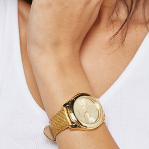 Guess G-Twist Gold Dial Women 40mm
