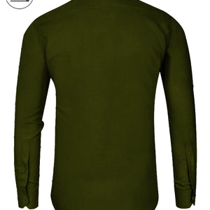 Bottle Green I Formal Shirt I Regular Fit I 100% Cotton Shirt