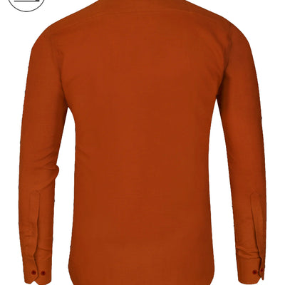 Orange I Formal Shirt I Regular Fit I 100% Cotton Shirt