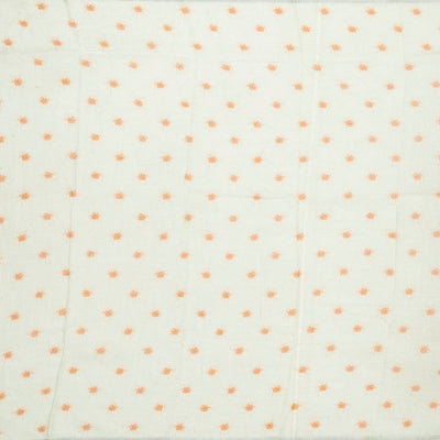 Off White Handloom Linen Saree With Printed Bird Motifs