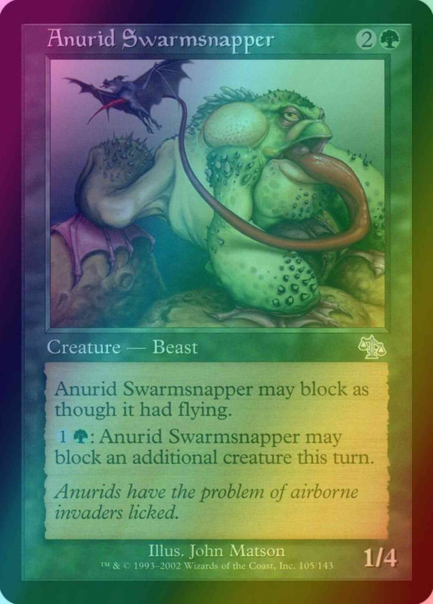 Anurid Swarmsnapper [105] [Judgment] [Foil]