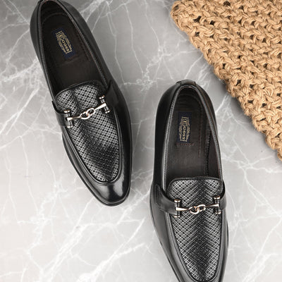 Buckled Formal Loafers For Men by Egoss