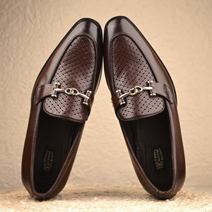 Buckled Formal Loafers For Men by Egoss