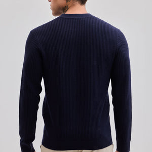 Navy Knitted Sweater