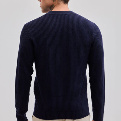 Navy Knitted Sweater